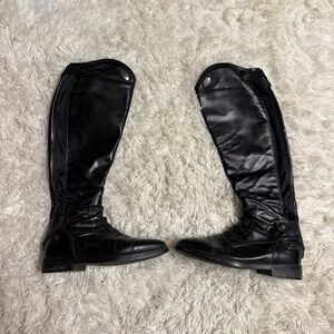 Women’s Size 38 XLH Black Parlanti Essential Horseback Riding English Tall Boot